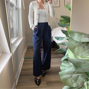 SOLD Pleated Wide Leg Trousers